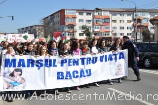 „Marşul pentru viaţă”, la Bacău