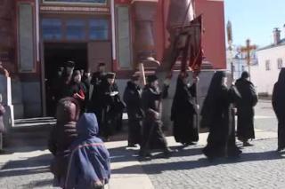 Procesiune de Paști la Mănăstirea Valaam (2015)