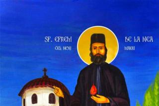 Recunoștință Sfântului Efrem: din America în Grecia