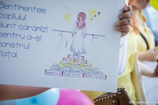 pancartă de la marșul pentru viață