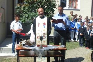 Rugăciuni de binecuvântare la Şcoala Dobreni