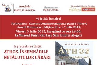 Lansare de carte și expoziție de fotografie la Muzeul Unirii