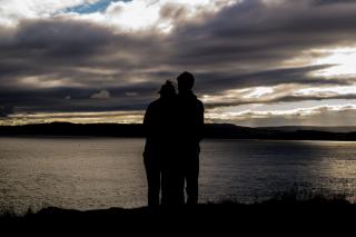 siluetă cuplu