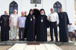 Delegaţie armenească la Catedrala Arhiepiscopală din Roman