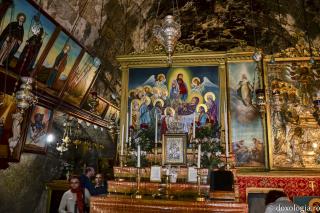 La mormântul Maicii Domnului din Ierusalim