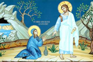 Sfânta Maria Magdalena la mormânt