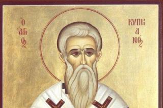 Viaţa Sfântului Sfinţit Mucenic Ciprian, Episcopul Cartaginei