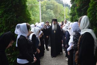 (Foto) Momente de rugăciune, la deschiderea noului an şcolar al Liceului Teologic Agapia