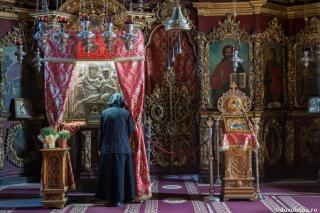Icoana Sfintei Ana cu Maica Domnului de la Mănăstirea Bistrița
