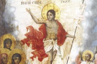Învierea lui Hristos - Sfânta Maria Magdalena în faţa îngerului