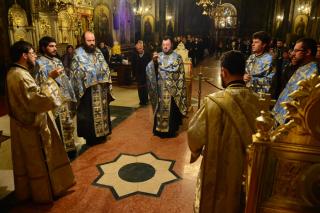 Priveghere la Catedrala Mitropolitană din Iaşi