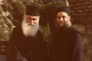 Părintele Emilianos Simonopetritul şi părintele Efrem Katunakiotul