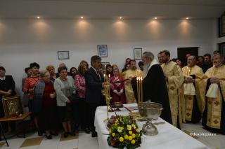 Slujbă de binecuvântare la compania de stat Antibiotice S.A. din Iași