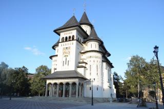 Sfinţirea statuii Sfântului Ştefan cel Mare, la Gura Humorului