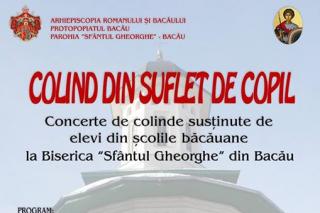 „Colind din suflet de copil“, la Bacău