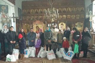 11 familii au primit ajutoare în Parohia Pocreaca