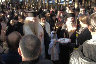 Slujbă de pomenire la mănăstirea Sihastria - Neamț