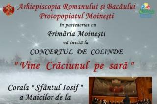 Concert de colinde la Moineşti
