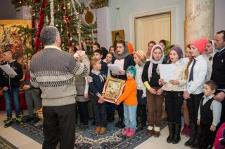 (Foto) Colindători la Reședința Mitropolitană - Parohia Frenciugi