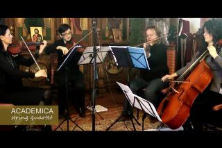 Concert de Crăciun susținut de „ACADEMICA string quartet”, la Parohia Toma Cozma din Iași