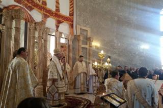 Slujire arhierească în Parohia Şerbăneşti din Bacău