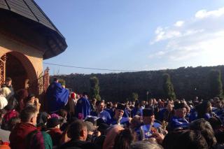 Doi ierarhi au slujit la Mănăstirea Hadâmbu