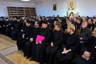 Şedinţă preoţească la Protopopiatul Bacău