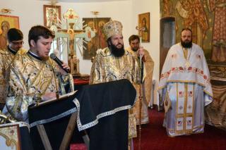 Liturghie arhierească la Schitul Bogâltin din județul Caraș-Severin