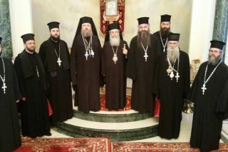 Delegaţia Patriarhiei Române s-a întâlnit cu Patriarhul Ierusalimului