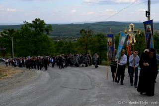Procesiune în Joia Mare la Hadâmbu