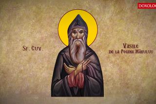 Sfântul Cuvios Vasile de la Poiana Mărului