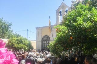 Hramul Izvorul Tămăduirii la Mănăstirea Chrysopigi din Chania - Creta, 2016