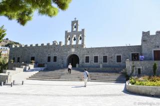 (Foto) Mănăstirea Buna Vestire din insula Patmos – Grecia