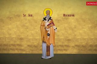 Troparul Sfântului Ierarh Nichifor, Patriarhul Constantinopolului