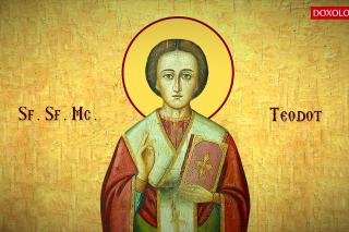 Troparul Sfântului Sfințit Mucenic Teodot, Episcopul Ancirei