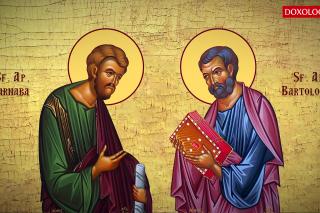 Troparul Sfinților Apostoli Bartolomeu și Barnaba