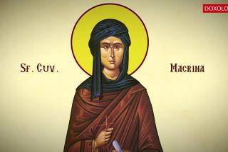Troparul Sfintei Cuvioase Macrina, sora Sfântului Vasile cel Mare
