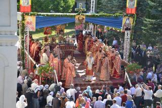 Hramul istoric al Mănăstirii Secu din județul Neamț, Tăierea Capului Sfântului Ioan Botezătorul