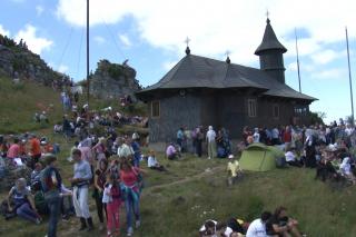 Hramul Mănăstirii de pe Muntele Ceahlău