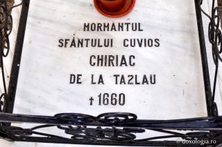 mormântul Sfântului Cuvios Chiriac de la Tazlău