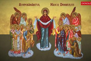 Troparul Acoperământului Maicii Domnului