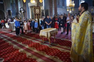 Rugăciune la începutul anului şcolar, la Pojorâta