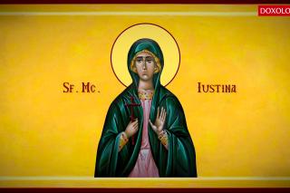 Troparul Sfintei Mucenițe Iustina