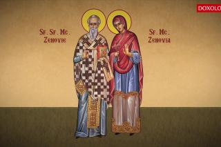 Troparul Sfântului Sfințit Mucenic Zenovie, Episcopul Ciliciei, și al Sfintei Mucenițe Zenovia, sora sa