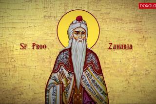 Troparul Sfântului Proroc Zaharia, tatăl Sfântului Ioan Botezătorul