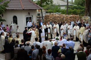 Sfințirea complexului social al Parohiei „Sfântul M. Mucenic Gheorghe“ din Săveni