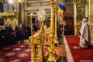 Părintele Rafail Noica în Catedrala Mitropolitană din Iași