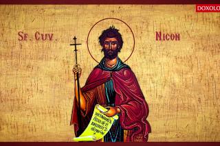 Troparul Sfântului Cuvios Nicon