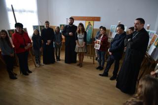Apostolat prin cercul de pictură, la Şcheia