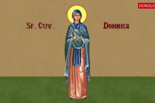 Troparul Sfintei Cuvioase Domnica